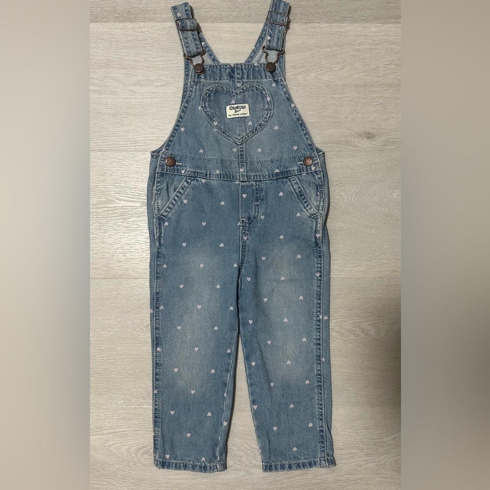 Oshkosh B’gosh, toddler overalls, size 3T